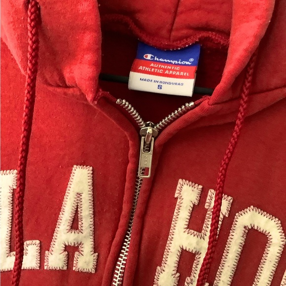 OU University of Oklahoma Zip Hoodie by Champion unisex small - Picture 2 of 7